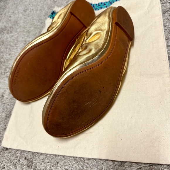 Tory Burch - Eddie Metallic Ballet Flat - Picture 6 of 15